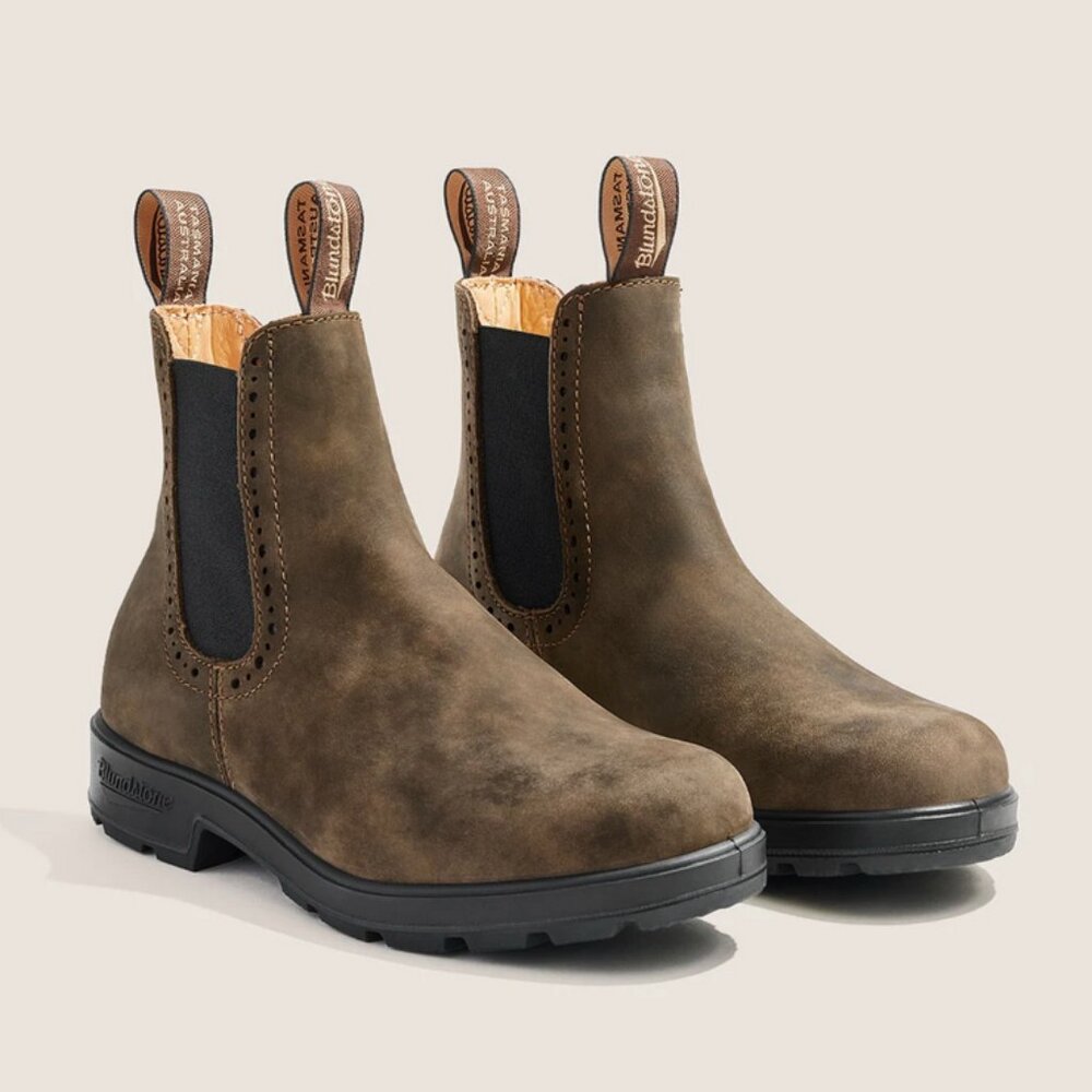 Blundstone 1351 Women's High Top Boots - Rustic Brown - Size: 8